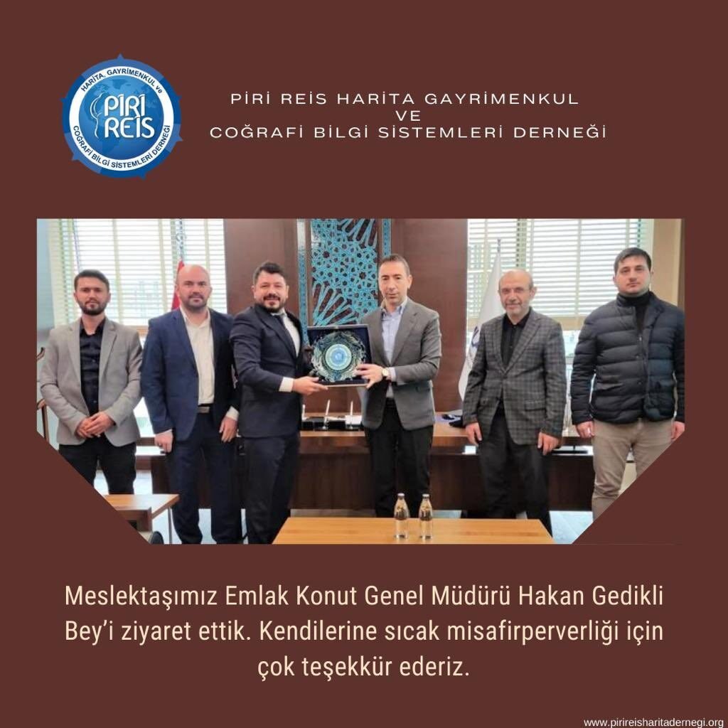 Meslektaşımız Emlak Konut Genel Müdürü Hakan Gedikli Bey’i ziyaret ettik
