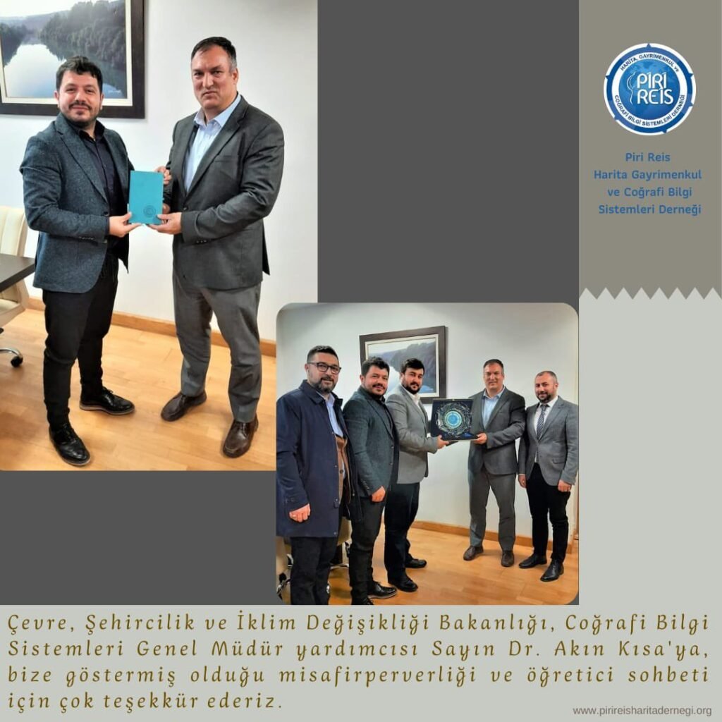 Çevre, Şehircilik ve İklim Değişikliği Bakanlığı Coğrafi Bilgi Sistemleri Genel Müdür Yardımcısı Dr. Akın Kısa’ya ziyaret