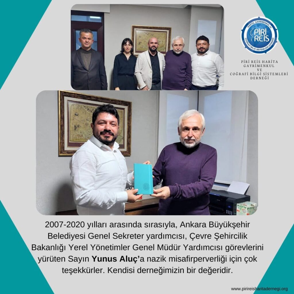 Çevre ve Şehircilik Bakanlığı Yerel Yönetimler Genel Müdür Yardımcısı Sayın Yunus Aluç’a ziyaret