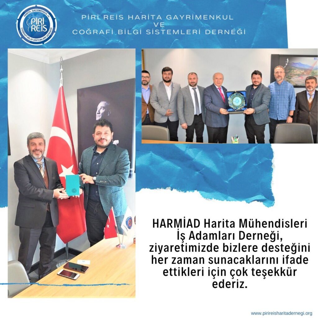 HARMİAD  Harita Mühendisleri İş Adamları Derneğine ziyaret