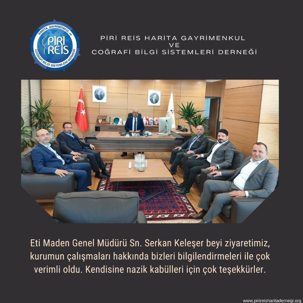 Eti Maden Genel Müdürü Sn. Serkan Keleşer Bey’i ziyaret ettik. Kurumun çalışmaları hakkında verdiği bilgiler ve nazik kabulü için teşekkür ederiz