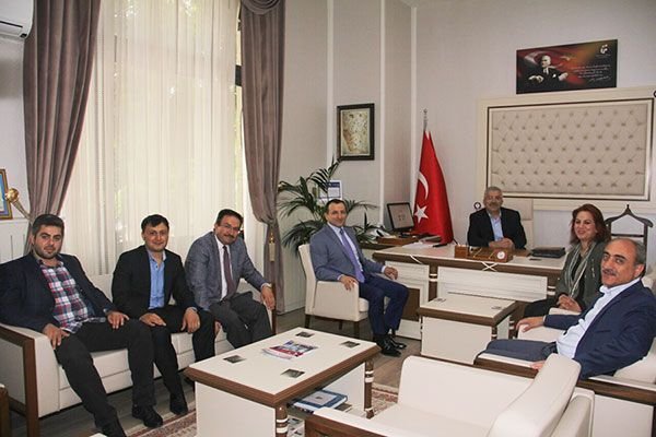Tapu bölge müdürünü ziyaret ettik